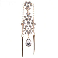 Boho Ethnic Indian Women Hair Jewelry Rhinestone Forehead Hair Pins Pendant with Hairpin Decorations Headpiece Hair Accessories