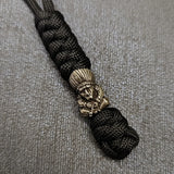 Vintage Hand-knitted Lanyard Keychain Biker helmet Pendant Paracord Rope weave Accessories Bag Hanging Handmade Car Keyring