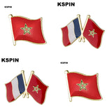 Morocco flag pin lapel pin badge  Brooch Icons KS-0131
