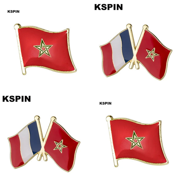 Morocco flag pin lapel pin badge  Brooch Icons KS-0131