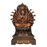 Feng Shui Mercy Bodhisattva Ornaments ,Thousand-handed Goddess of Mercy Statue, Home Office Decor Gift