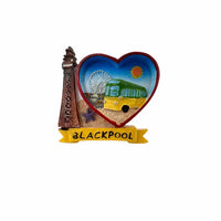 UK Fridge Magnet Manchester, Warwick Castle, Windsor Castle, Whitby, Blackpool, Stonehenge 3D Magnetic Resin Gift