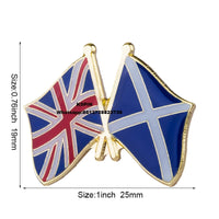 Scotland Flag Laple Pin Badge Brooch