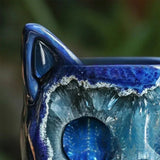 Cat Mug Cat Mineral Crystal Coffee Mugs Tea Cup Handmade Resin Drinking Bottle Cute Animal Home Decor For Kitchen Living Room