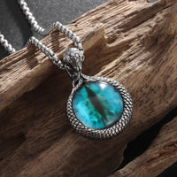 Retro Devil Mask Pendant Japanese Samurai Style Punk Pendant Necklace Men's Gothic Halloween Jewelry Gift