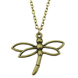 Long Necklace Christmas Decorations Necklace On The Neck 43Cm Chain Accessories For Bracelets Insect Dragonfly Butterfly Bee