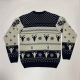 AliExpress  supply of Europe and the United States Christmas knitted pullover jacquard with color an