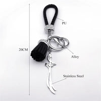 Arabic Zulfiqar Imam Ali Swords Stainless Steel Pendant Keychain for Women Men Silver Color Muslim Sword Islamic Jewelry llavero