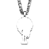Archangel Saint Michael Stainless Steel Cross Necklace for Women Men Gold Color Benedict Pendant Necklaces Amulet Jewelry