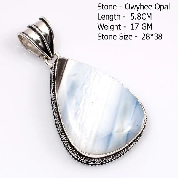 Genuine Amazonite Turquoise Agate Jasper Tiger Eye  Antique Pendant