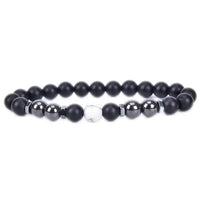 2022 Treatment of Varicose Veins Obsidian Anklet Adjustable Weight Loss Magnetic Therapy Magnet Anklet Bracelet for Mom Dad