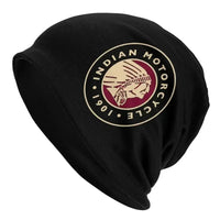 Indians Motorcycle Warm Knitted Cap Fashion Bonnet Hat Autumn Winter Outdoor Beanies Hats for Unisex Adult