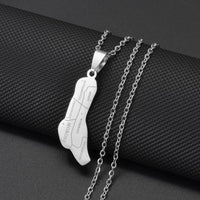 Anniyo Comores Map With City Name Necklaces for Women Comoros Jewelry Grand Comore Island @365221