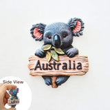 1pc, Australia Fridge Magnet, Koala Magnet, Ocean Magnet,Netherlands Windmill Tulip Four-Leaf Clover Fridge Sticker Home Decorat