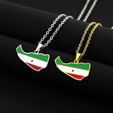 2024 new fashion stainless steel retro dripping oil national style Somaliland pendant necklace temperament everything collarbone