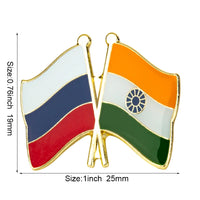 India  Flag Laple Pin Badge Brooch