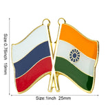 India  Flag Laple Pin Badge Brooch