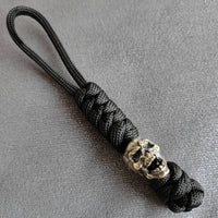 Vintage Hand-knitted Lanyard Keychain Biker helmet Pendant Paracord Rope weave Accessories Bag Hanging Handmade Car Keyring