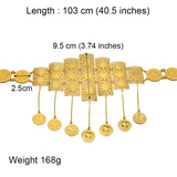Anniyo Turkish Body Jewelry Ethnic Turkey Coin Belt Chain Bride Middle East Iraqi Kurdistan Dubai Wedding Belly Chains #016701