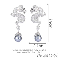 SUYU Spring New 2024 Dragon Year Zodiac Design Earrings Fashion Luxury Personalized Creative Earrings Festival Gifts