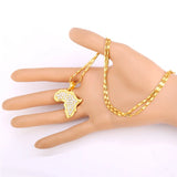 Multiple Countries Map Pendant Necklaces for Woman Man Gold Color IN USA HT ML MU CM PL UAE Africa CZ Map Unisex Jewelry Gift