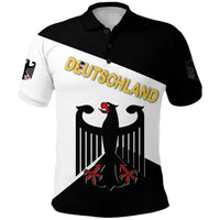 German Coat Of Arms Polo Shirt For Men 3D Print Germany Map Street Fashion Short Sleeve Lapel Tee Summer New Graffiti Polo Top