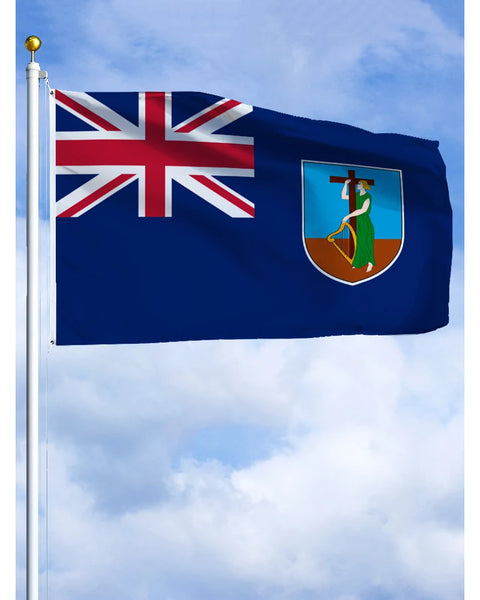 2×3 ft 3x5 ft 4×6 ft Montserrat Emblem Flag Polyester Printed Banner Tapestry For Decor