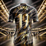 New Hot Selling Yamal Fashion 3D Printed Men's Fan Commemorative T-shirt Daily Sports Quick Drying Jersey