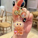 Acrylic Keychain with Flowing Sand Toy Figure Bag Accessory Cute Blind Box Decoration Gift Key Chain from Mainland China