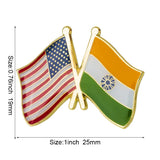 India  Flag Laple Pin Badge Brooch