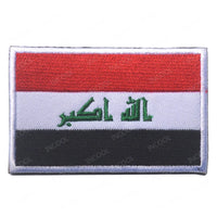 Saudi Arabia Qatar Palestine Egypt Turkey Oman UAE Yemen Iraq Syria Kuwait Lebanon Afghanistan Flags Embroidered Patches Badges