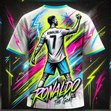 2025-26 CHATGPT Original Design New Arriavl The Goat Design Football Jersey Training Kit Oversized O-neck Soccer Tee