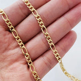 Personalized Name Necklace Men's Women's Gifts Unisex Gold Cuban Chain Figaro Chain Fashion Stacked Necklace