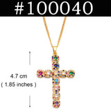 Anniyo Butterfly Mary Guadalupe Cross Butterfly Hamsa Charms Pendand Necklaces Wedding Party African Hawaiian Jewelry @@100040