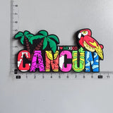 PVC Fridge Magnets Tourist Fridge Magnets for Cancun Mexico Honduras Fridge Decorations Stickers Home Decor