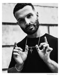 Retro Mythical Poseidon Overseas Trident Harpoon Pendant Necklace Men\'s and Women\'s Fashion Trend Cool Jewelry