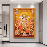Indian Hindu Goddess Lord Hanuman Poster HD posters Self adhesive waterproof ideal for living room bedroom bar decoration