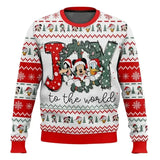 Mickey Mouse Anime Ugly New Year Christmas Gift Merry Christmas New Year's Eve New Men's and Women's Hoodies Sportswear