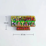 Kenya Africa Travelling Souvenirs Fridge Magnets Creative Home Decoration Resin Fridge Magnetic Stickers