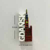Poland 3D Fridge Magnets Tourism Souvenir Resin Refrigerator Magnets Sticker Collection Handicraft Gift Home Decoration Articles