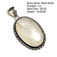 Genuine Emerald Labradorite Rose Quartz Turquoise Tiger Eye Jasper Agate Pendant Silvers Overlay over Copper