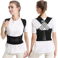 Back Brace Posture Corrector for Women and Men, Shoulder Straightener Adjustable Full Back Support Upper and Lower