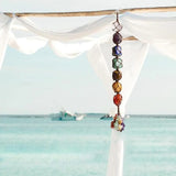 7 Chakras Crystal Hanging Ornament Mysterious Charming Car Hanging Pendant Handmade Natural Stone Ornaments