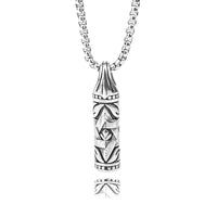 Domineering Flying Eagle Animal Pendant Necklace Men's Fashion Rap Cool Trendy Party Jewelry