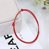 Rope Anklet Black Red Color Adjustable Bracelet Classic Men Women Summer Barefoot Sandals Anklet Jewelry
