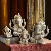 Vilead Resin Indian Ganesha Shiva God Statue Sai Baba Shirdi Sculpture Lord Hanuman Hindu Buddha Religious Fengshui Home Decor