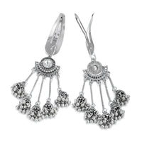 New Ethnic Indian Gold Color Crystal Long Tassel Hairpins Geometric Retro Hair Clips Girls Barrettes Slid Clip Fashion Jewelry