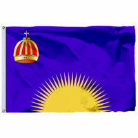 Flag of the United Kingdom of Fiji, Flag of Fiji, Royal Standard, Polyester, Rotuma, 90x150cm, 21x14cm, 40x60cm, 100D 21x14cm