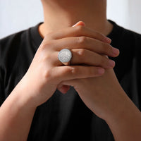 Dawapara Talisman Seal Solomon Ring Hexagram 12 Constellation Kabbalah Prosperity Good Health Amulet Stainless Steel Jewelry