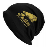 Indians Motorcycle Warm Knitted Cap Fashion Bonnet Hat Autumn Winter Outdoor Beanies Hats for Unisex Adult